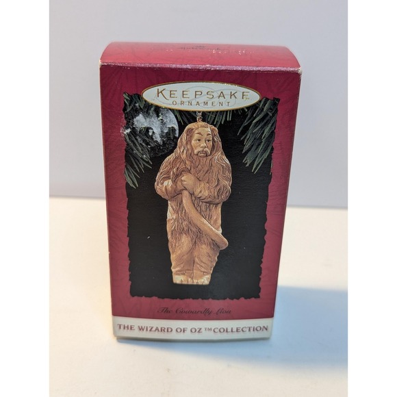 Wizard of Oz The Cowardly Lion 1994 Hallmark Ornament Mint in Original Box - Picture 1 of 9